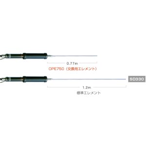 画像: OPE750     スクリュードライバーアンテナ（SD330）7〜50MHz帯用交換エレメント