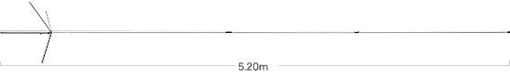 画像1: X520M 　144/430MHz帯高利得2バンドグランドプレ－ン